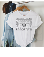 Taylor Swift Eras Custom Ticket Tees