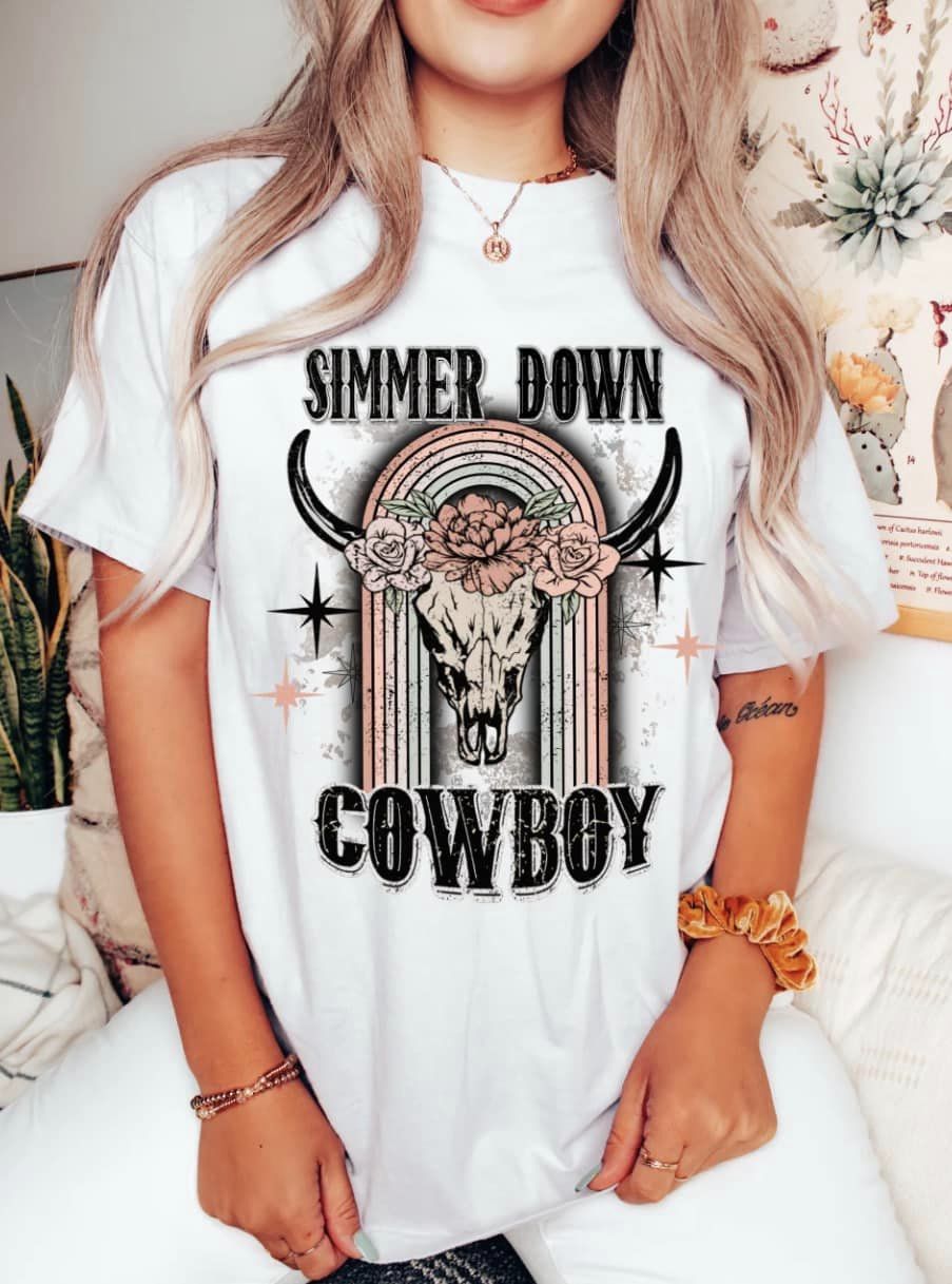 Simmer Down Cowboy T-shirt